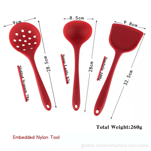 Kitchenware Set Spatula Multifunctional Tableware Food Grade Silicone Spoon Supplier